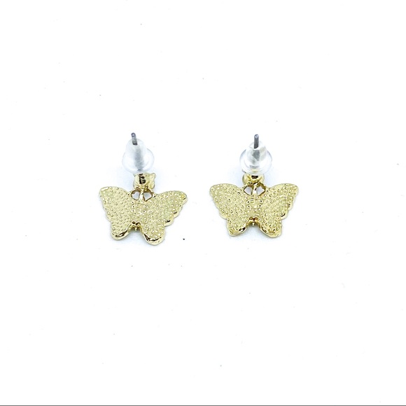 NWT Spring Color Butterfly Gold Post Earring - Picture 5 of 5